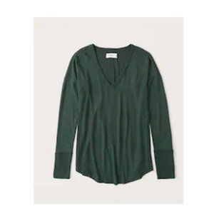 Abercrombie green sweater - size small